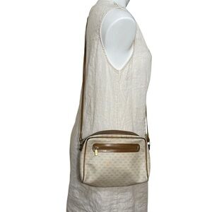 GUCCI Vintage 80’s Micro GG Supreme shoulder bag purse beige neutral
